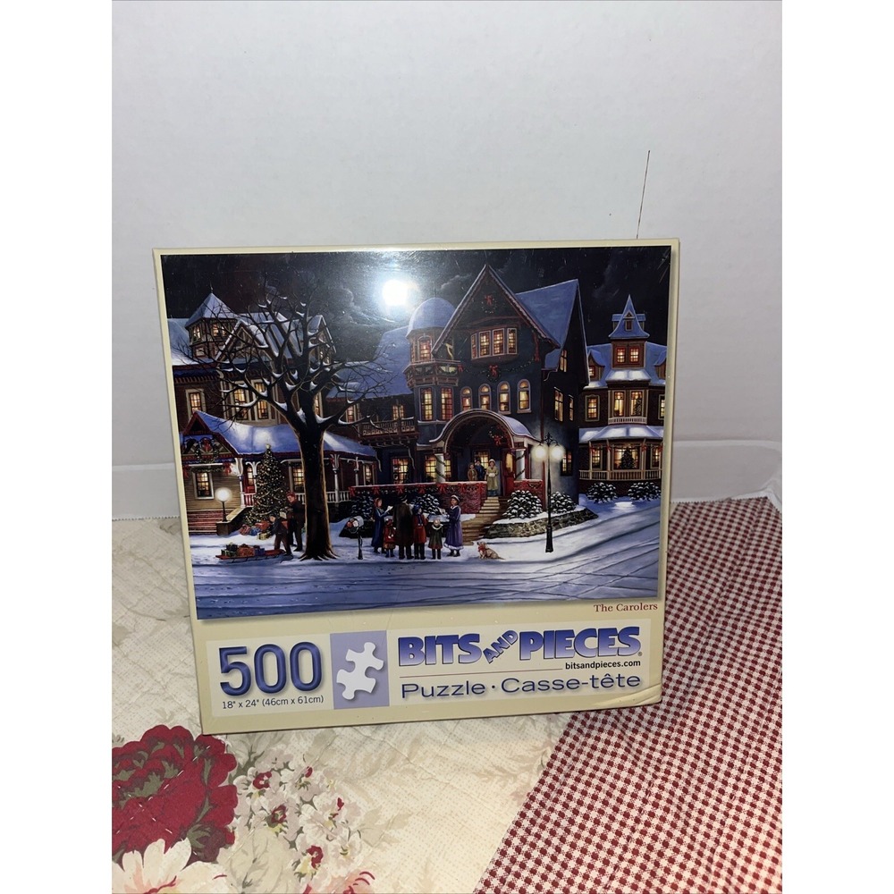 Bits and Pieces 500 Pc Jigsaw Puzzle - The Carolers - Christmas , Factory Sealed